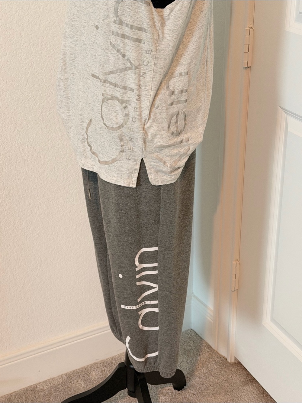 Calvin Klein Light Gray Performance Lounge Waistband Set